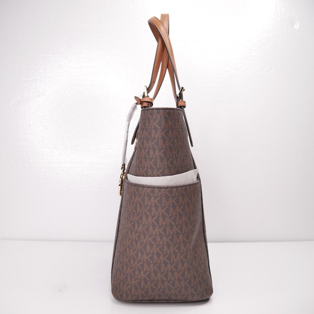 Michael Kors Jet Set Signature EW Travel Tote Bag - Picture 3 of 8